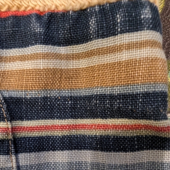 Jones New York vintage Linen Striped Aztec Vest Women's Size Medium - Picture 14 of 15